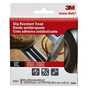3M Safety-Walk Indoor/Outdoor Tread, Black,1-Inch by 180-Inch Roll, 7634NA