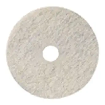 3M Ultra High-Speed Natural Blend Floor Burnishing Pads 3300, 19-in, Natural White - 5 pads per case.