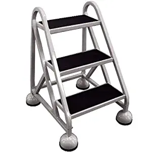 Step Ladder-3 Step-LT GRYGray 27" H x 24" W x 32" L 3