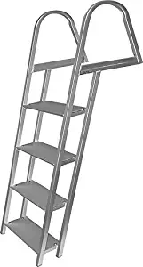 7 Step Ladder, Aluminum, Mounting Hardware Included - Jif Marine