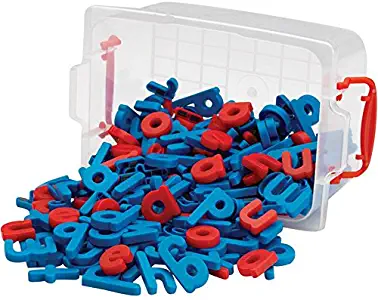 Really Good Stuff Ezread Color-Coded Magnetic Letter Kit with Storage Bin – Magnetic Letters Make Spelling, Phonics, and The Alphabet Fun, Hands-On, and Interactive – 240 Letter Magnets