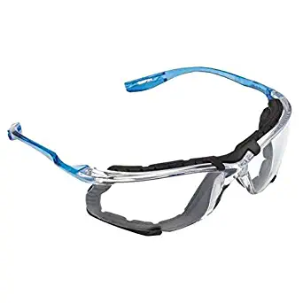 3M VC225AF Virtua CCS 2.5 Diopter Safety Glasses with Clear Frame, Clear Polycarbonate Anti-Fog Lens and Foam Gasket Attachment, English, 30.68 fl. oz, Plastic, 7.5" x 9.8" x 9.5"