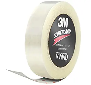 VViViD 3M Clear Scotchgard Paint Protector Vinyl Wrap 2 Inch Wide Tape Roll (2 Inch x 84 Inch)