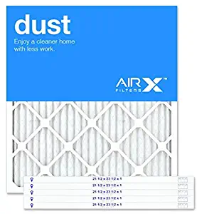 AIRx Filters Dust 21.5x23.5x1 Air Filter MERV 8 AC Furnace Pleated Air Filter Replacement Box of 6, Made in the USA