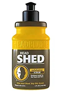 HeadBlade HeadShed Men's Exfoliating Scrub 5 oz Face Wash & Cleanser