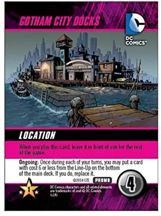 Dc Deck Building Game Promo: Gotham City Docks