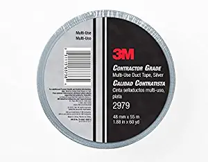 3M 3939 Heavy-Duty Duct Tape, 48 mm x 54.8 m - 3 Pack