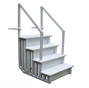 Asher Amada Above Ground Swimming Pool Ladder Heavy Duty Step System Entry Non Slippery