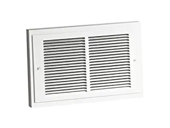 Broan-NuTone 120 Wall Heater with Downflow Louvers, Supplemental Heater for Bathroom and Home, White Grille, 120 VAC, 1000/500 Watt