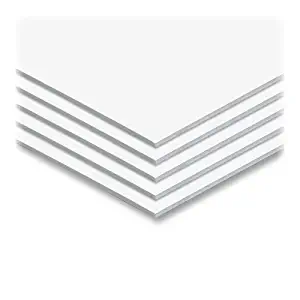 White 3/16" Foam Core 24" x 36" Mounting Boards - 25pk