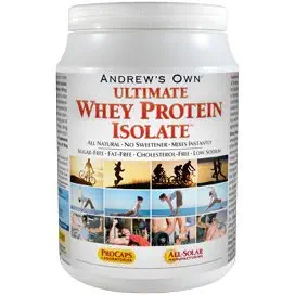 Andrew Lessman Ultimate Whey Protein Isolate - Unflavored, 100 Servings