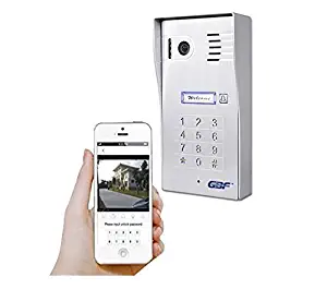 GBF New Upgraded -Global Wireless Video Doorphone & Doorbell WI-FI Intercom System Night Vision Weatherproof