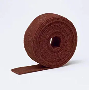 3M Scotch-Brite SC-RL Non-Woven Aluminum Oxide Sanding Roll - Very Fine Grade - 4 in Width x 30 ft Length - 93151 [PRICE is per CASE]