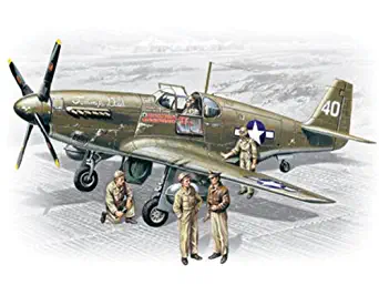 ICM Models P-51B Mustang with Crew Building Kit