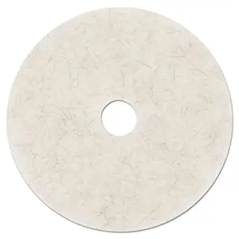 3M Ultra High-Speed Natural Blend Floor Burnishing Pads 3300, 20-in, Natural White - 5 pads per case.
