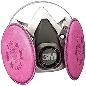 3M 1/2 MASK RESPIRATOR ASSEMBLY MEDIUM - 7182 for WELDING