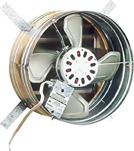 Broan 35316 Gable Mount 120-Volt Powered Attic Ventilator, 1600 CFM