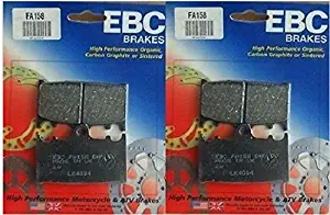 EBC Kevlar Organic Front Brake Pads (2 Sets) for Both Calipers 1997-2003 Suzuki GSX-R600 / FA158