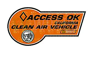 EV Wraps California HOV Stickers Paint Protection Film