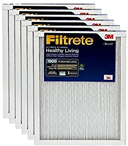 Filtrete 20x30x1, AC Furnace Air Filter, MPR 1900, Healthy Living Ultimate Allergen, 6-Pack