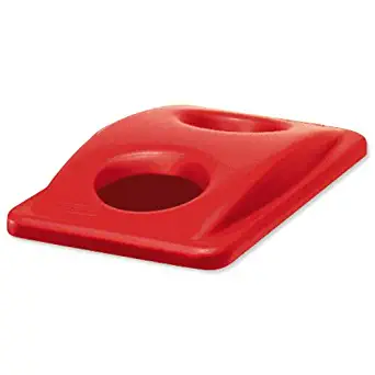 Rubbermaid Slim-Jim Recycling Bottle Lid for Container Red Ref 2692-88