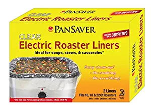 PanSaver Electric Roaster Liners,1-pack (2 units)