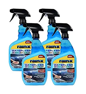 Rain-X 620100 Waterless Car Wash & Rain Repellent, 23 oz. (Pack of 4)