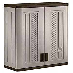 Suncast Wall Storage Cabinet, Platinum