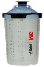 3M 1 kit/cs, PPS Series 2.0 Spray Cup System Kit, Lg (28 fl oz, 850 mL), 125u Micron Filter (2PS-26325)