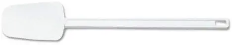 Rubbermaid Commercial Spoon-Shaped Spatula, 16 1/2 in, White - Includes one spatula.