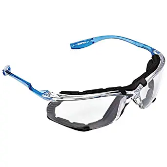 3M Virtua CCS 2.5 Diopter Safety Glasses With Clear Frame, Clear Polycarbonate Anti-Fog Lens And Foam Gasket Attachment