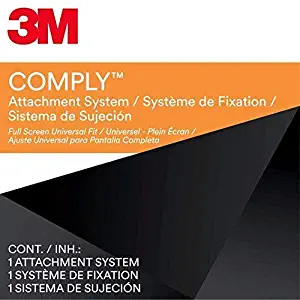 3M Comply Attachment Set - Full Screen Universal - Notebook Privacy Filter - 11.6"-15.6" - Black