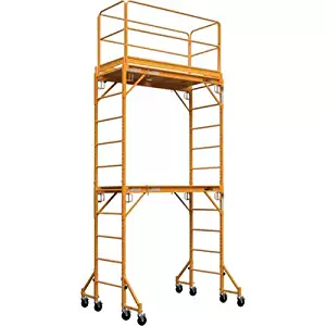 Metaltech Multipurpose Maxi Square Baker Style Scaffold Tower Package - 12ft, 1,000-Lb. Capacity, Model# I-TCISC
