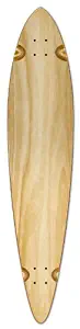 Blank Longboard Deck PINTAIL 40" X 9" board W/, Natural