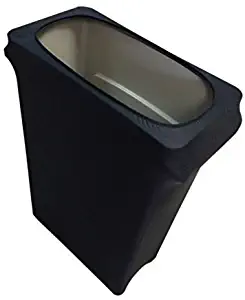 Spandex & Table Linens Slim Jim Stretch Spandex Trash Can Cover, 23 Gallons Black