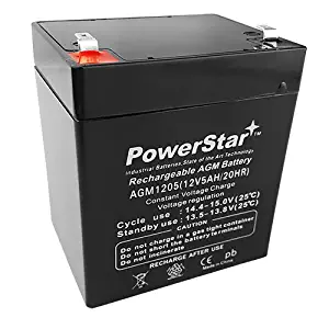 PowerStar PC5-12XBEBALT11-Replacement Battery for Liftmaster 3850 and 3850P /12v 5ah