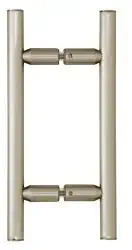 CRL Brushed Nickel 6" Ladder Style Pull Handles