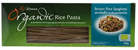 My Choice, Organic Brown Rice Pasta, Spaghetti, 250 g [Pack of 1 piece]