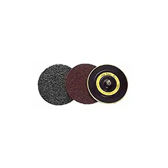 Eastwood 7 in. Cleaning & Stripping Quick Change Disc Surface Conditioning Remove Paint & Rust Hole Strip Abrasive Stripping Disc with 5/8 in. X 11 in. Cushioned Backing Pad