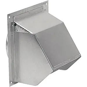 Broan 641 Wall Cap for 6" Round Duct for Range Hoods and Bath Ventilation Fans