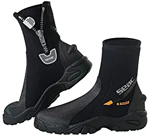 SEAC Pro HD 6mm Neoprene Wetsuit Boots with Side Zipper