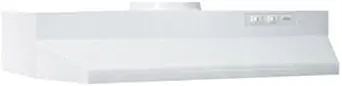 Broan 424201 ADA Capable Under-Cabinet Range Hood, 190 CFM 42-Inch, White