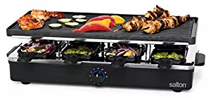 Salton PG1645 8 Person Raclette & Black