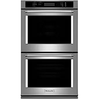 Kitchenaid 27" Double Wall Oven With Even-heat True Convection (...