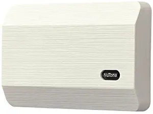 Broan-NuTone LA11BG Wired Doorbell Kit, Decorative Two-Note Door Chime for Home, 2.38" x 8.13" x 5.5", Honey Beige