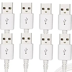 Micro USB Cable Powerline Micro USB iBarbe 2A Quick Charge Durable High Speed USB 2.0 A Male to Micro B Sync and Charging Data Cables for Samsung for Android Smartphone&Tablets (8 Pack White 6Ft)