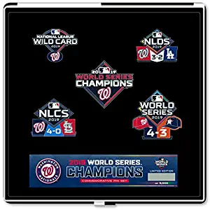 Pro Specialties Group 2019 Washington Nationals World Series Champions 5-Piece Boxed Pin Set Limited Edition