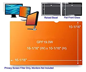 3M GPF19.0W Gold Privacy Filter for Widescreen Desktop LCD Monitor 19.034; Gold - 1934;LCD Monitor - GPF19.0W