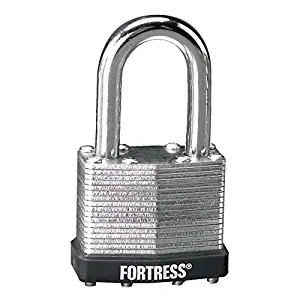 Fortress Padlock, Laminated Steel Pin Tumbler Lock, 1.5-Inch Wide, 1803DLF