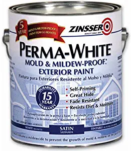 Rust-Oleum Zinsser 1-Qt. PermaWhite Exterior Satin